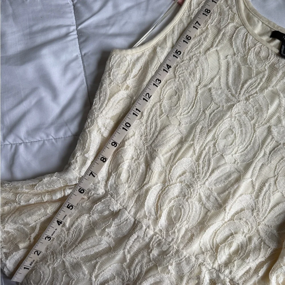 Forever 21 Cream Lace Blouse - Picture 6 of 7